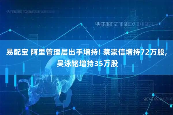 易配宝 阿里管理层出手增持! 蔡崇信增持72万股, 吴泳铭增持35万股
